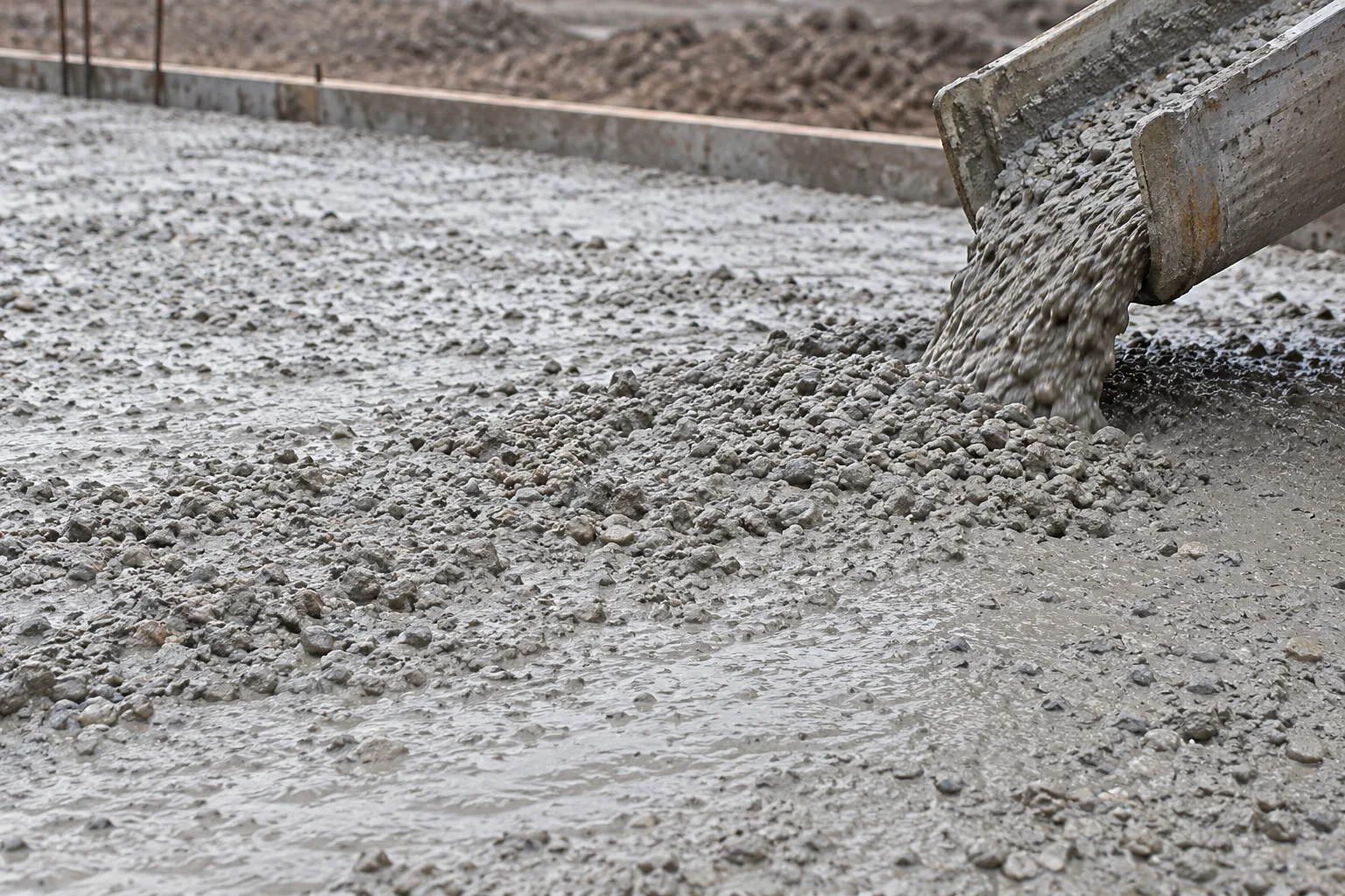 Illustrative close-up of cast concrete texture